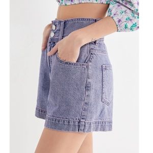 - BDG Super High-Rise Double-Button Short (Denim)